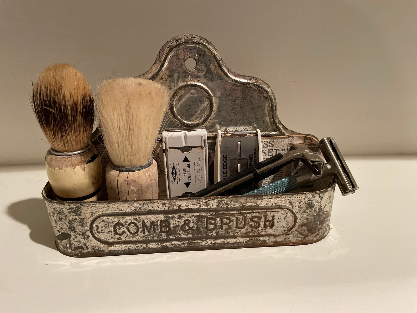 Vintage Shaving Set Bathroom Decor Etsy