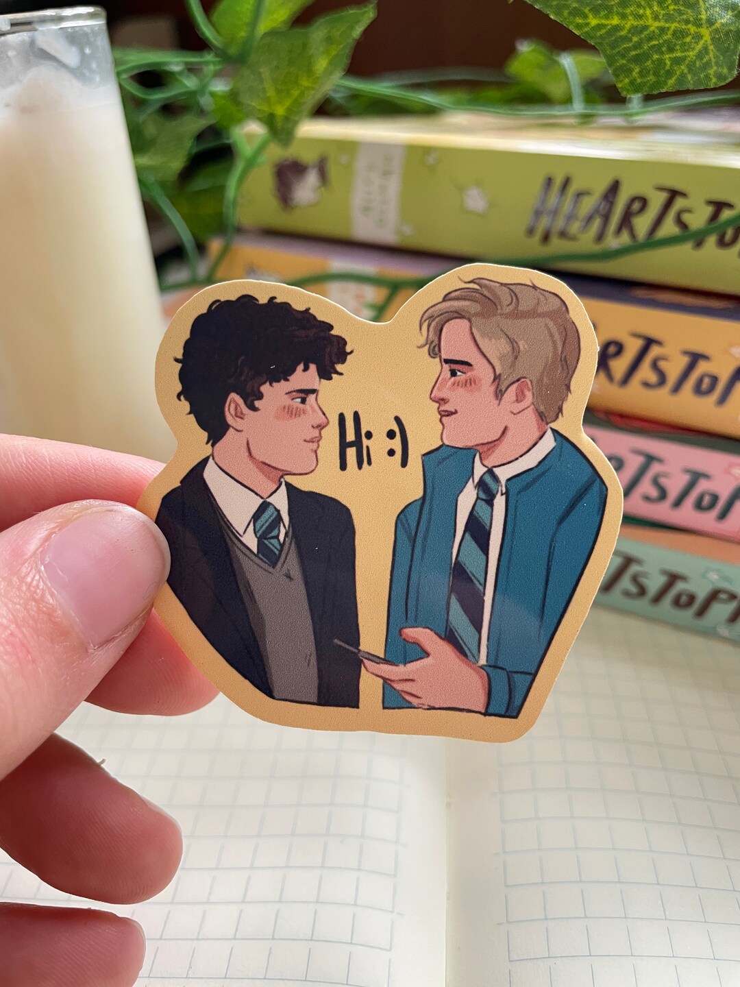Heartstopper Vinyl Sticker Etsy