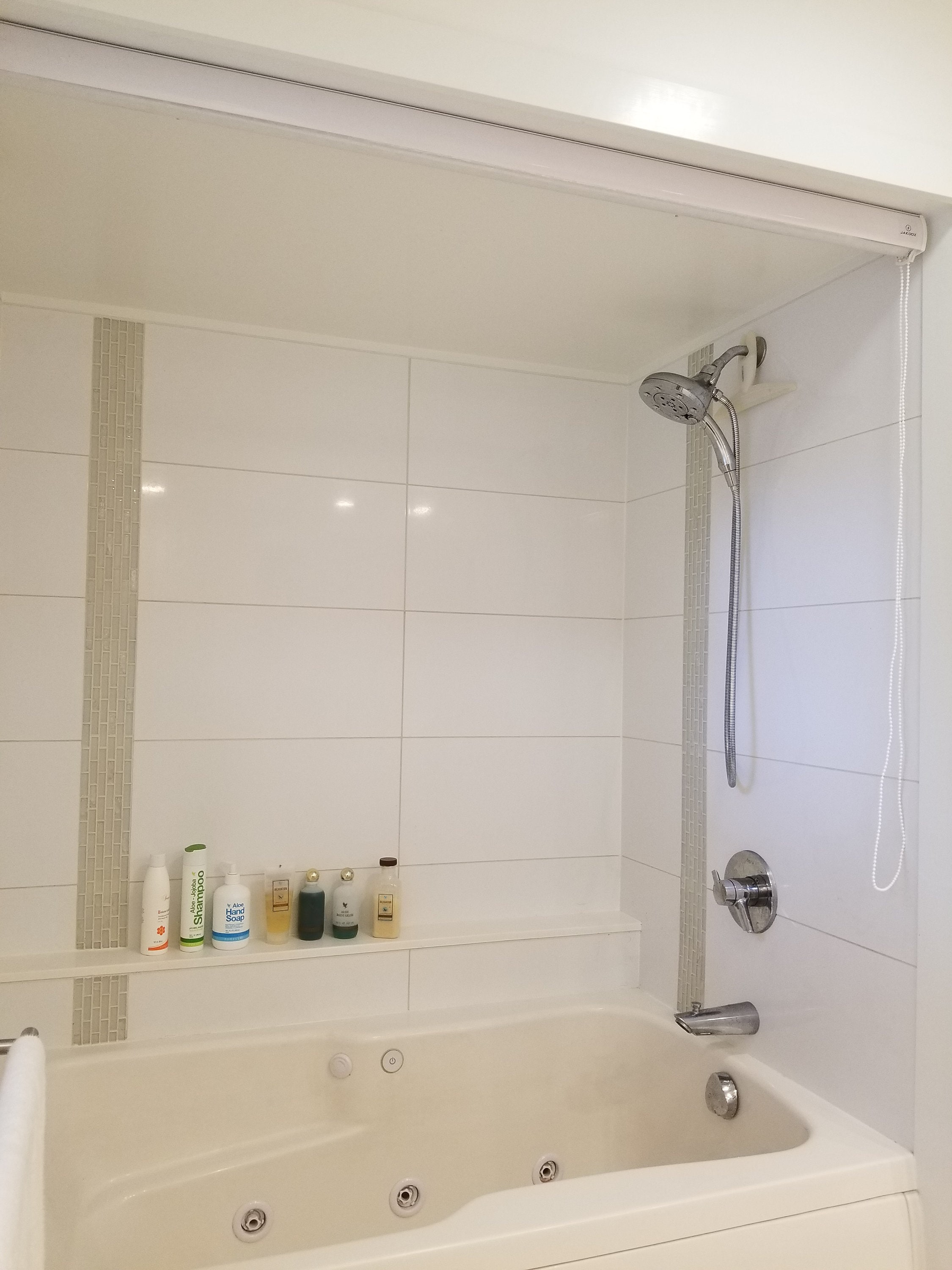 Jakooz Rollup Shower Curtain For bathroom. 100 PEVA Mildew Etsy