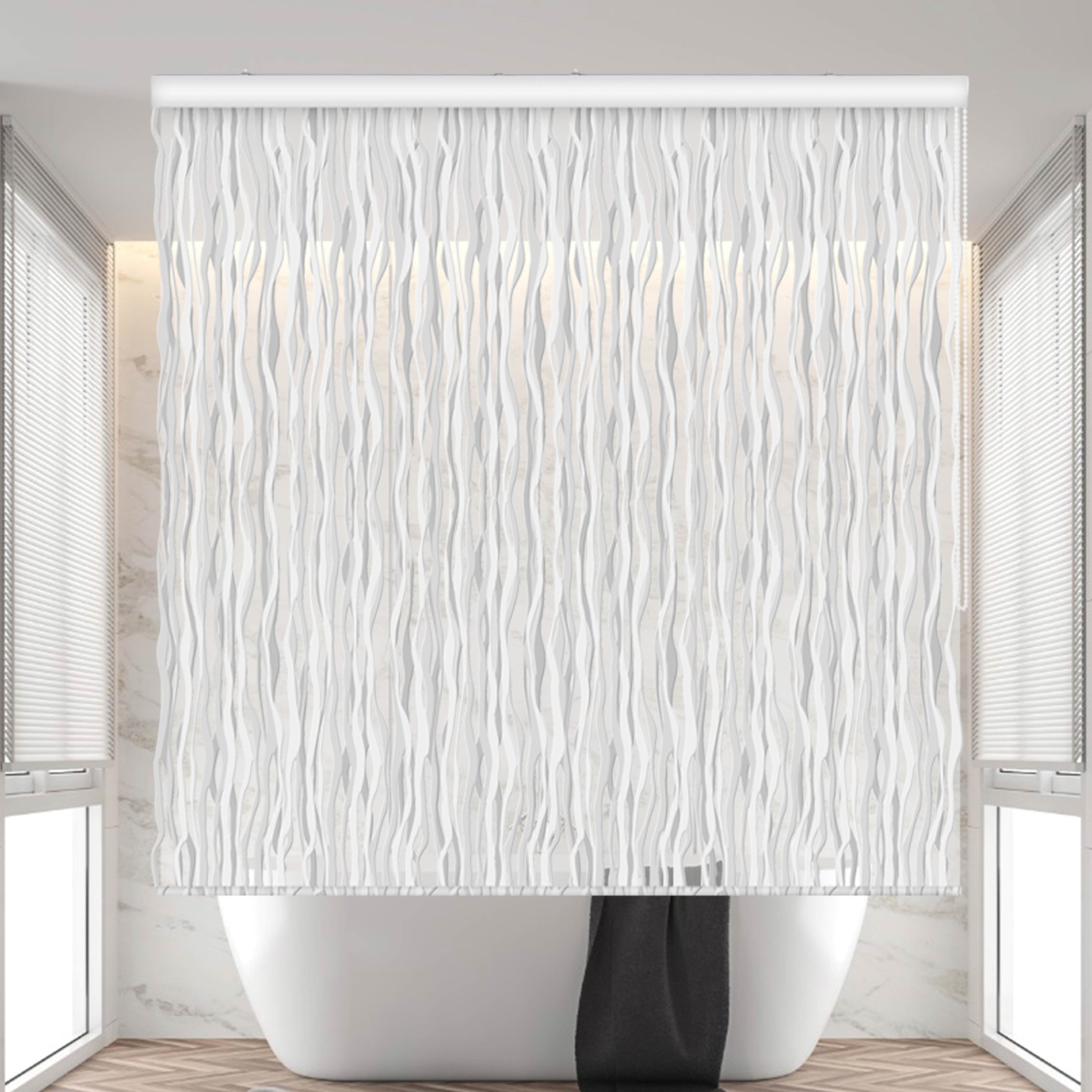 Jakooz Rollup Shower Curtain for Bathroom. 100 PEVA Mildew Etsy Canada
