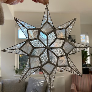 Stained Glass Snowflake