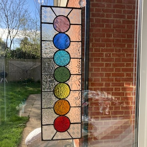 Buntglas-Chakra-Panel