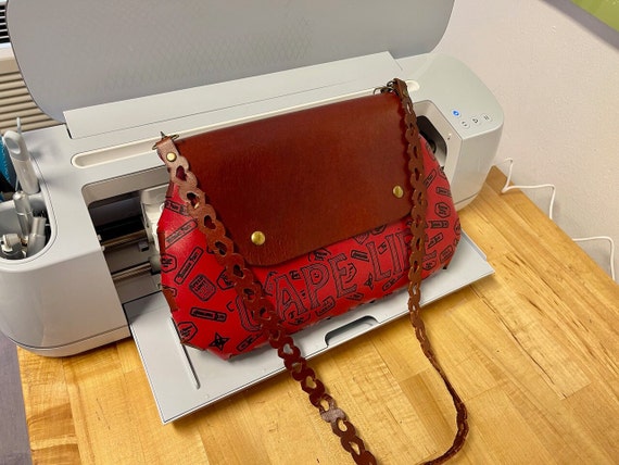 Glowforge and Cricut No stitch Leather Purse Over 24 Patterns San