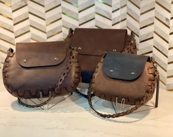 All in One Bundle - No-Stitch Leather Purse - Laser / Cricut, Glowforge / Hand Cut) Over 75 Patterns - San Francisco Design