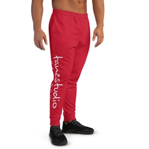 Dance studio unisex jogging pants red