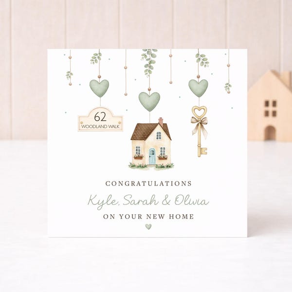New Home Cards - Etsy UK