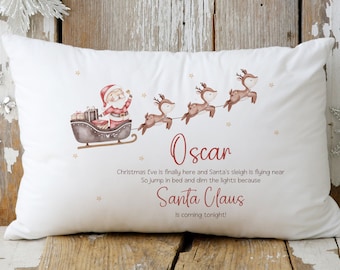 Christmas Eve Pillowcase Santa Father Christmas Bedtime Gift Christmas Eve Box Etsy UK