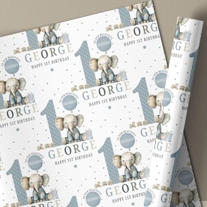 Personalised First Birthday Card, 1st Birthday Card for Son, Grandson, Great-Grandson, Brother, Godson, Nephew, Special Little Boy image 4