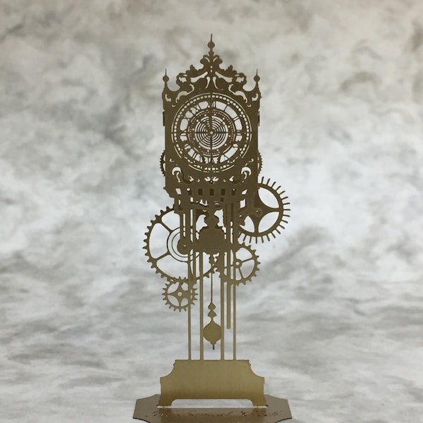 Mechanical Clock  Japanese handmade miniature small piece craft