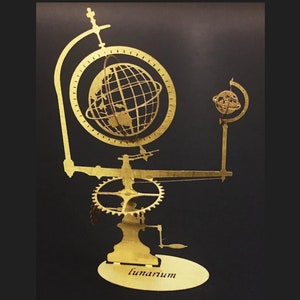 Lunarium--《Earth and Moon》 Japanese handmade miniature small piece craft