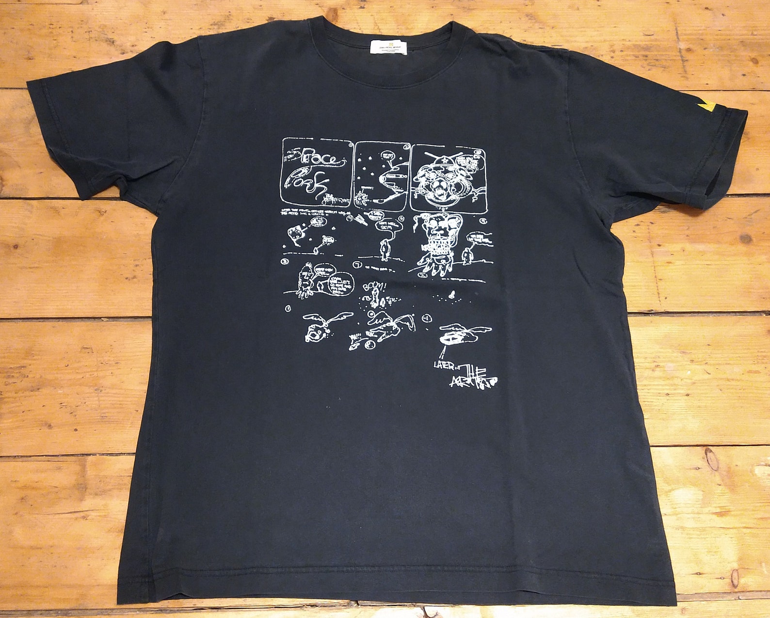 Vintage Jean Michel Basquiat Space Pork Cartoon Graphic T - Etsy