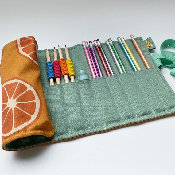 Pencil Case Pencil Roll Back to School Teachers Gift Gift for Him