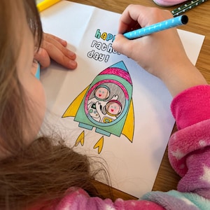 Alles über meinen Vater Fragebogen zum Vatertag Fragebogen Vater Geschenk von Kindern, DIY Vatertag Färbung Karte Aktivität, füllen Sie das leere Arbeitsblatt aus