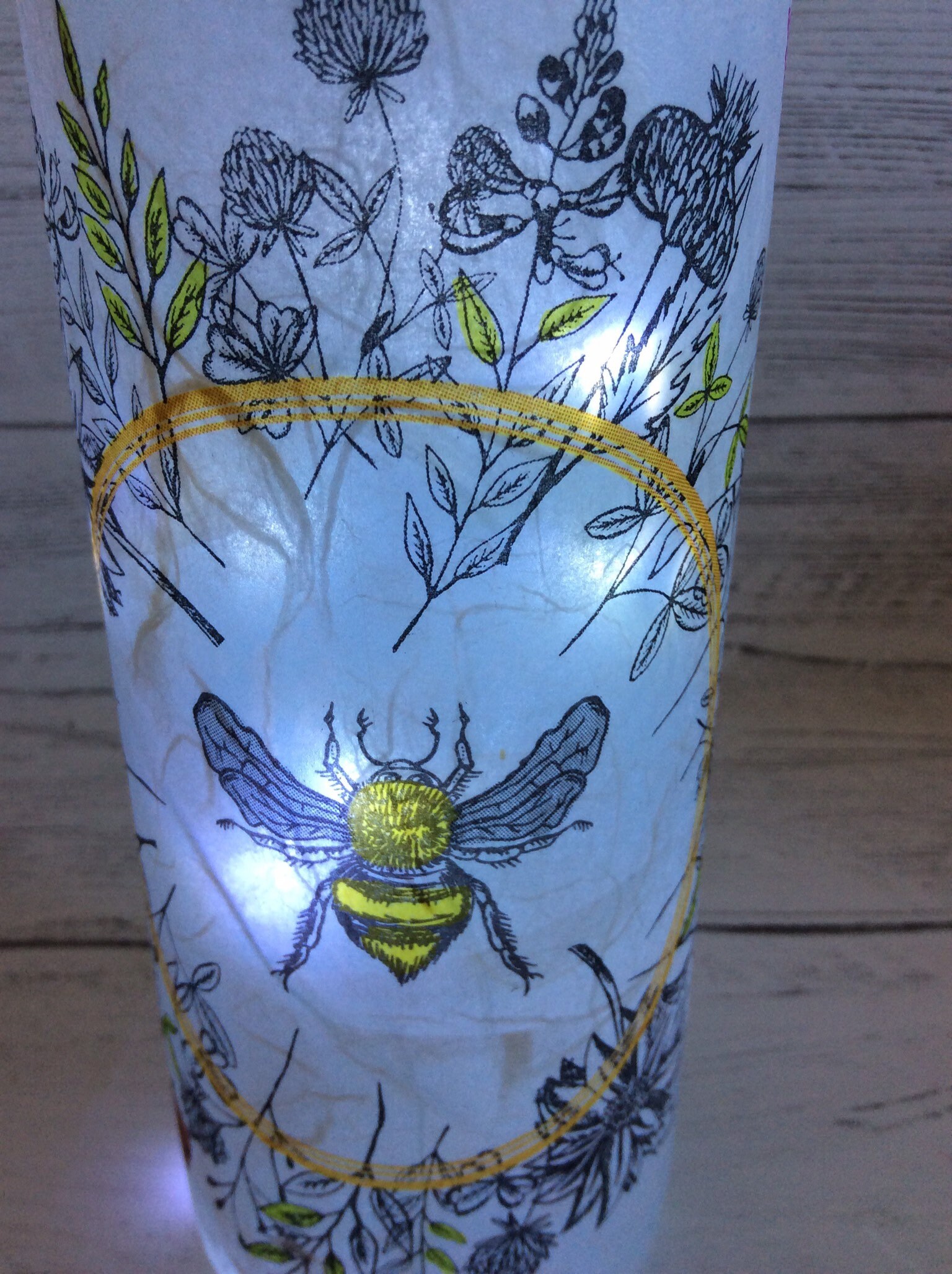 Bee Light Up Bottle Decoration Bee Light Up Bottle Etsy