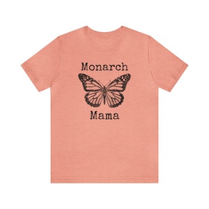 Monarch butterfly tshirt, botanical shirt, monarch mama shirt