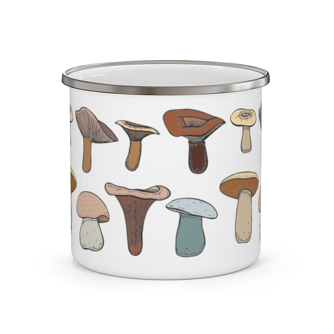 Mushroom mug enamel botanical mug mushroom gift Etsy.de