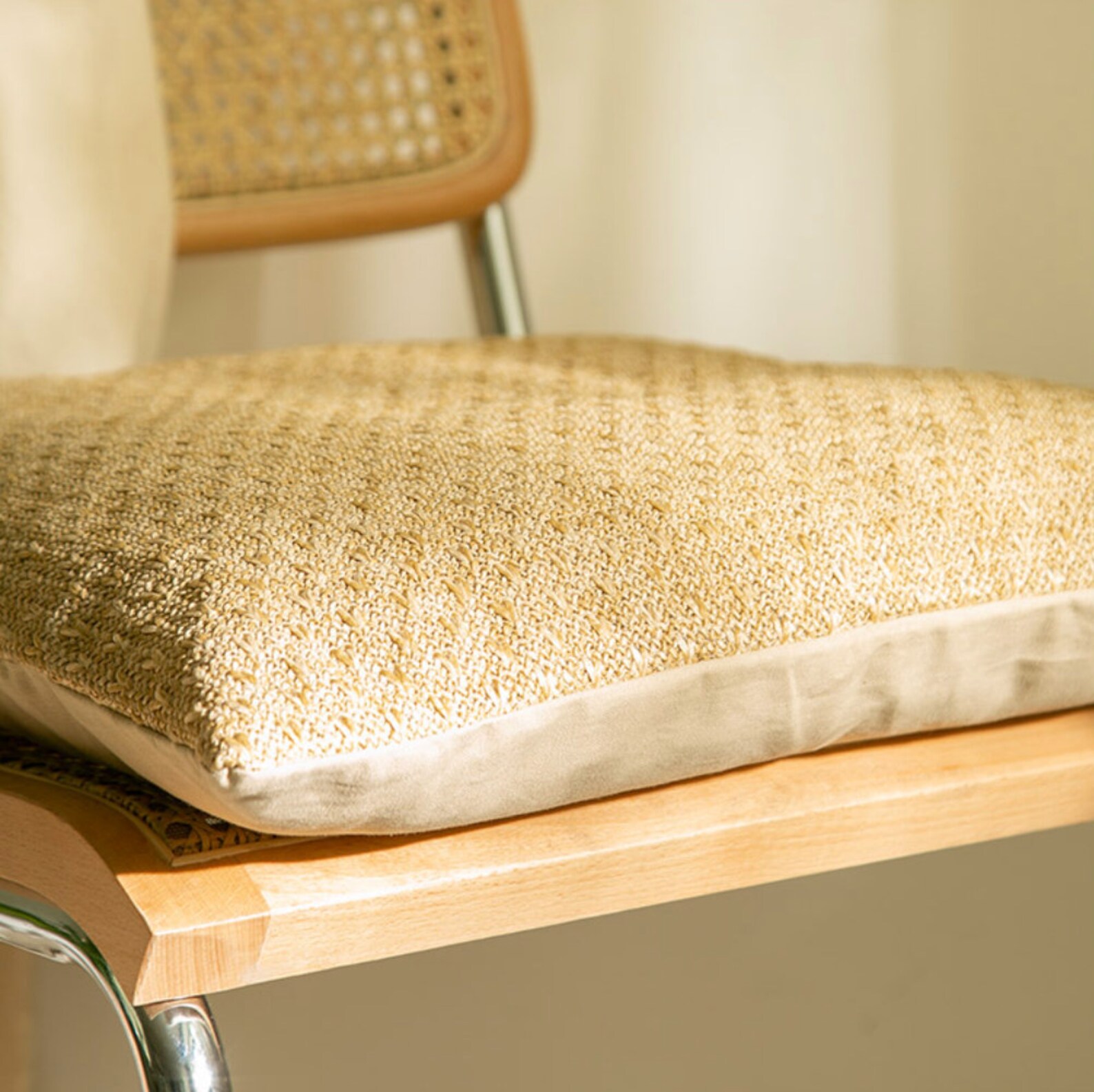 Natural Rattan cushion cover/CUSHION COVER ONLY/ Chair Etsy