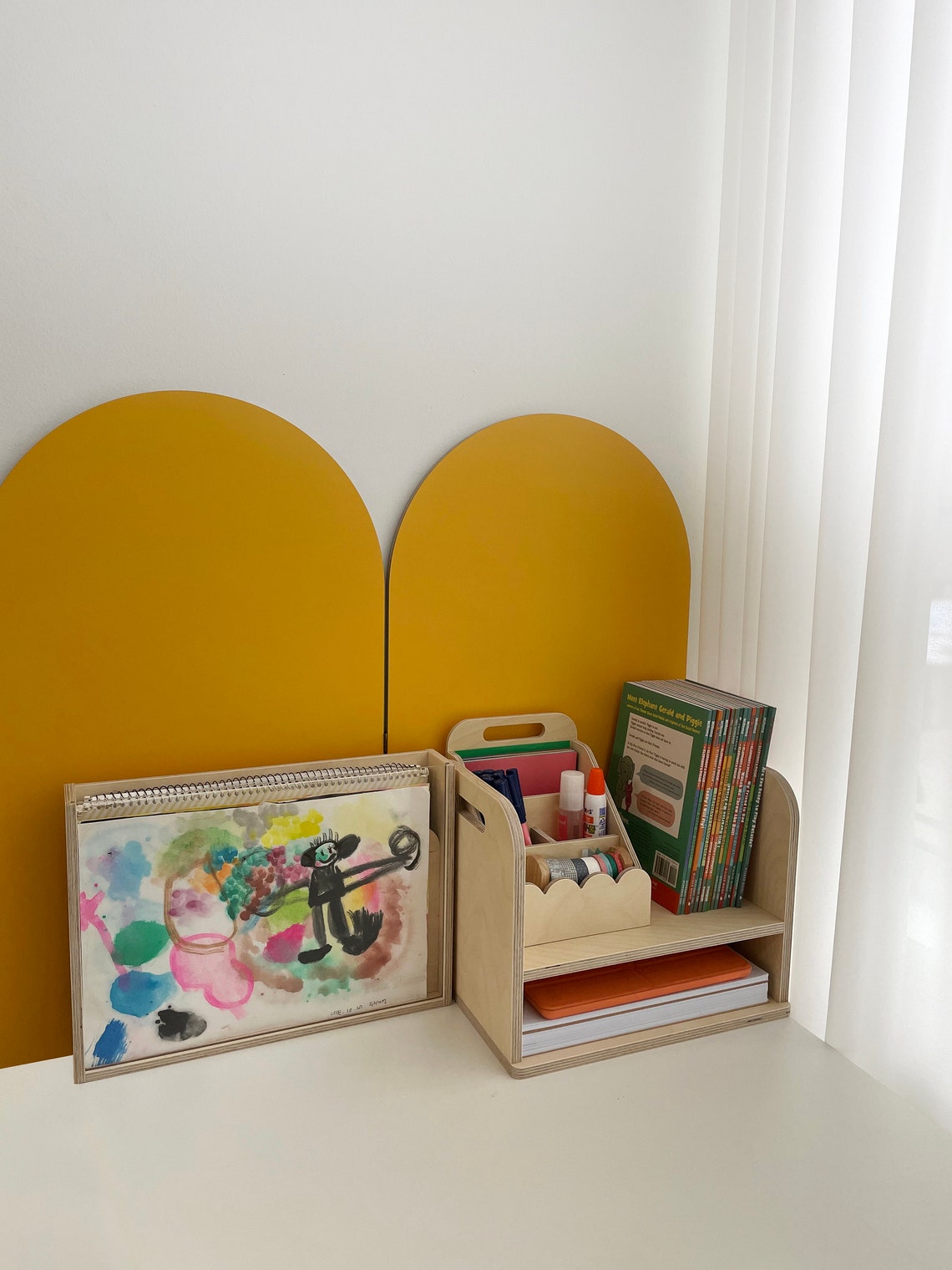 Montessori Mini Shelf / Book Shelf for Kids / Wood Small Book Etsy