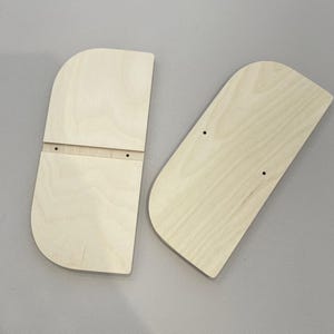 Pequenas peças de suporte para painéis / Suporte de madeira / Acessório divisor de ambiente Montessori / Cabeceira de cama infantil / Móveis multifuncionais