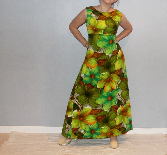 Hawaiian Floor-Length Dress