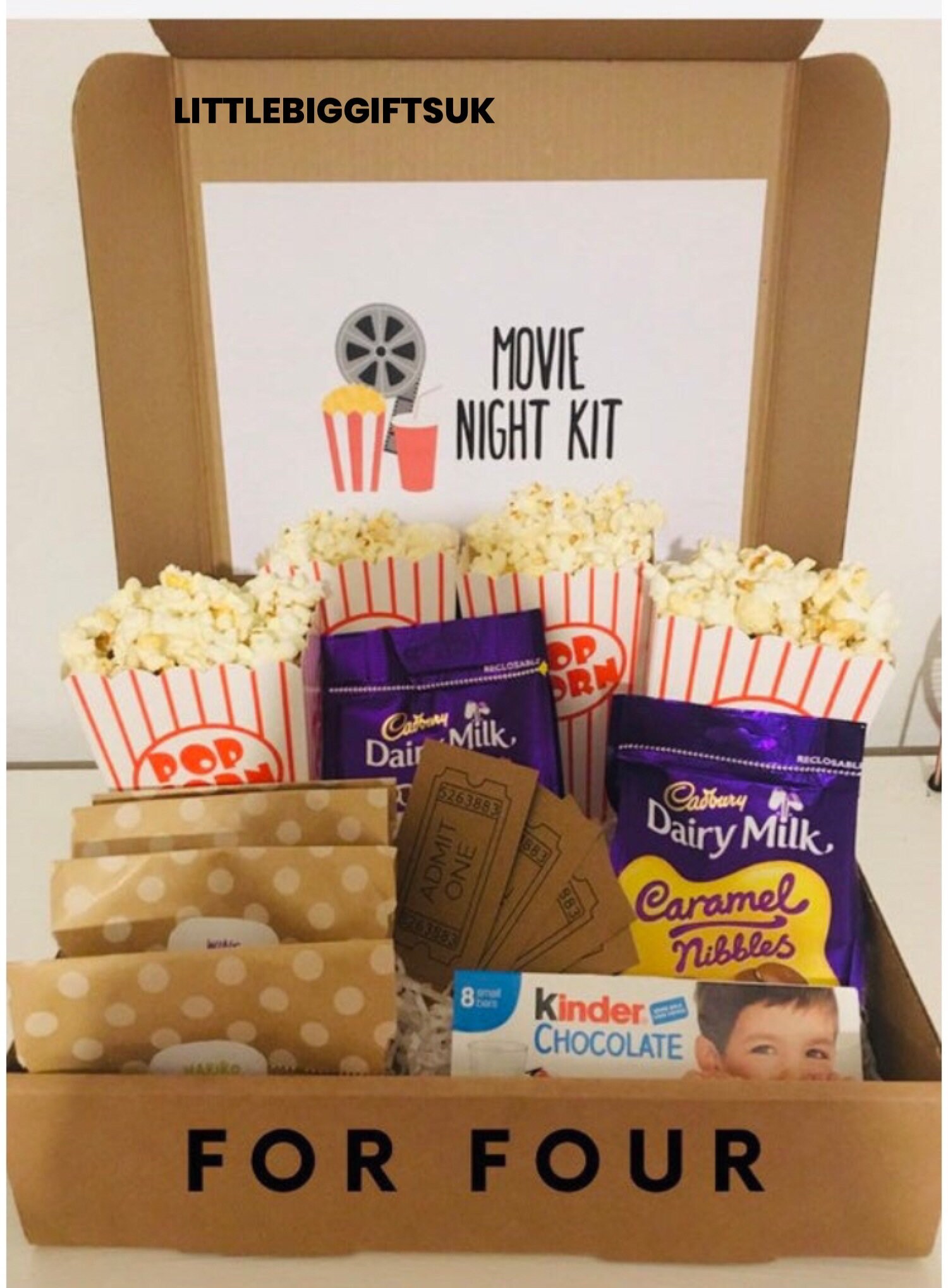Movie Night Hamper Movie Night Kit Date Night Hamper Etsy