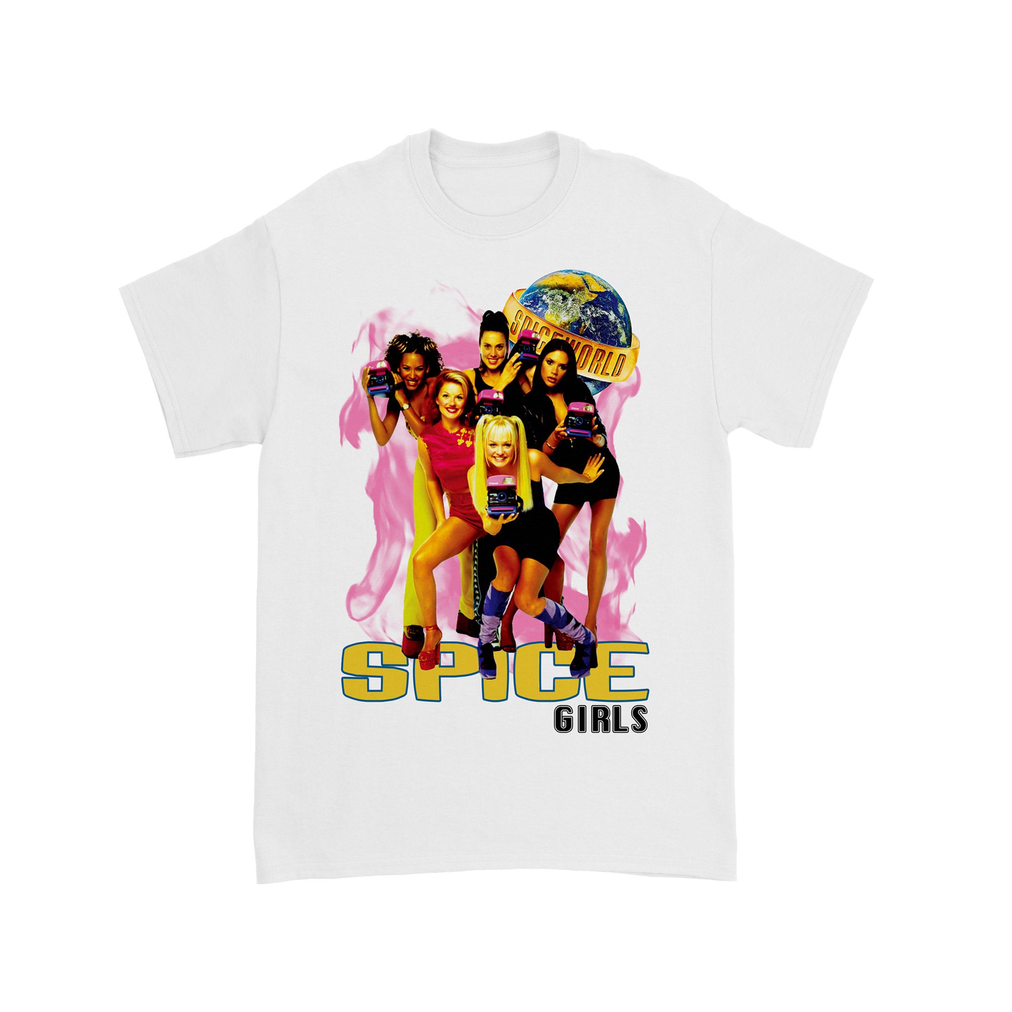 Discover Vintage 90er Jahre Stil Pop Spice Girls T-Shirt