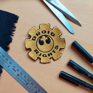 Droid Rights! - Rebel embroidered patch