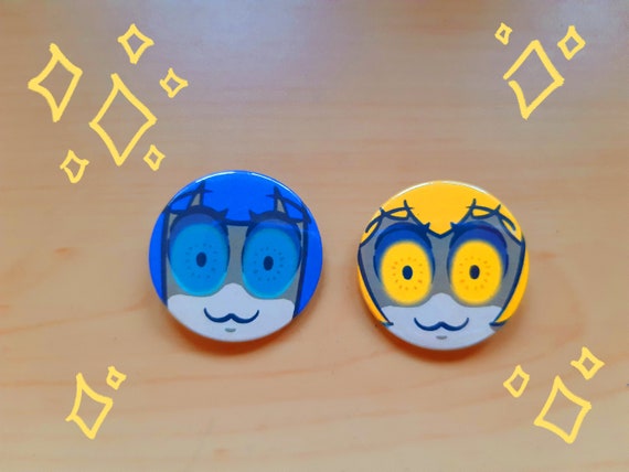 Pop Team Epic Button Badges Etsy