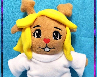 Holiday Deer - Handmade Plush - Gaming Inspired