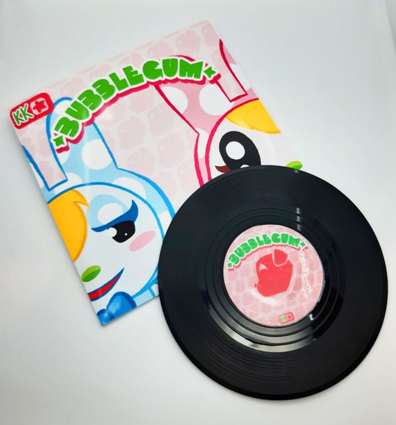 Animal Crossing New Horizons Replica Mini KK Slider Vinyl Records 