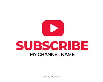 YouTube Subscribe Channel Animated Intro Presentation / Pantalla completa / Vídeo personalizable