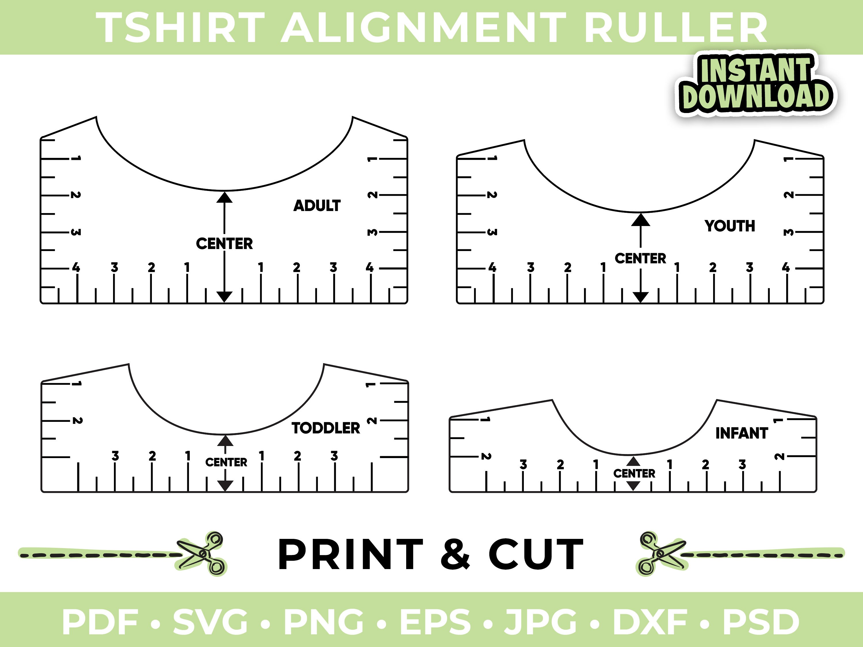 T shirt Ruler Printable Free Francesco Printable T shirt Ruler Printable Free Francesco Printable