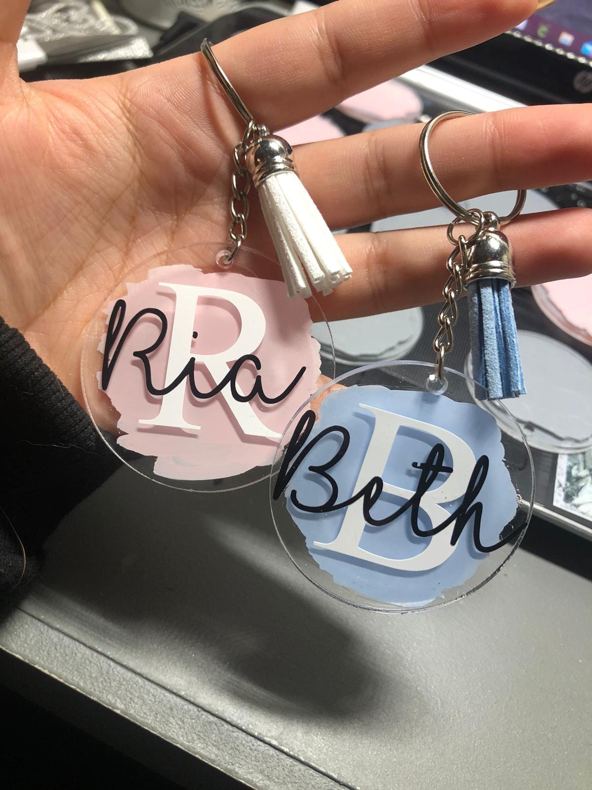 Personalised Key Ring Etsy