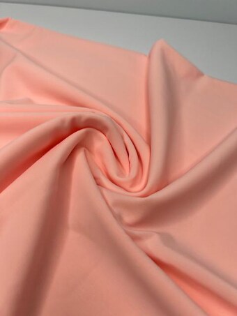 Blush Peachy Pink Swim Nylon Heavy Spandex Fabric - Solid Stretch Knit for Swimwear & Activewear on swim fabric
