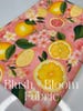 Lemon Squeeze Pink Bullet Fabric on bullet liverpool knit fabric — thumbnail 3