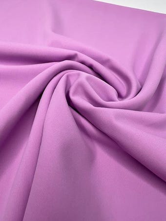 Lavender Swim Nylon Heavy Spandex Fabric - Solid Lavender Stretch Knit for Swimwear & Activewear on swim fabric