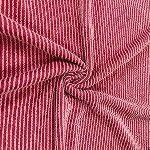 Hot Pink Two Toned Urban Rib Knit Fabric - Stripe Stretch Knit by the Yard/Half Yard