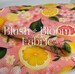 Lemon Squeeze Pink Bullet Fabric on bullet liverpool knit fabric — thumbnail 4