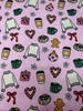 Mini Christmas Cozy Doodles DBP Fabric by the Yard on double brushed poly fabric — thumbnail 6