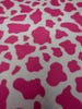 Mini Pink Cowhide DBP Fabric by the Yard on double brushed poly fabric — thumbnail 5