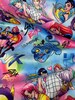 Anime Character Idol Pop Stars Fleece Fabric on minky fabric — thumbnail 3