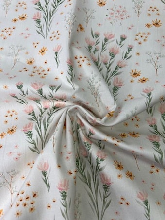 Desert Shine Floral 100% Cotton on 100% woven cotton fabric