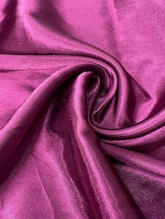 Merlot Burgundy Bridal Poly Satin Fabric - 60" Wide - Sold by the Yard on other fabric