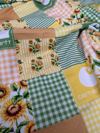 Country Girl Gingham DBP Fabric - Double Brushed Polyester with Gingham on double brushed poly fabric