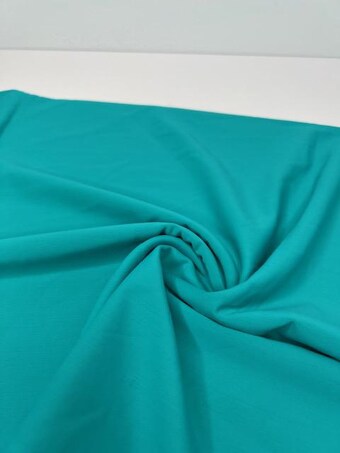 Teal Swim Nylon Heavy Spandex Fabric - Solid Teal Stretch Knit for Swimwear & Activewear on swim fabric