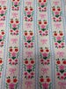 Mini Floral Bow Stripe DBP Fabric by the Yard on double brushed poly fabric — thumbnail 3