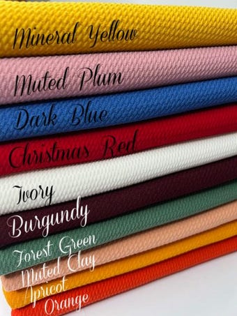 Fall Solid Bullet Knit Fabrics on bullet liverpool knit fabric