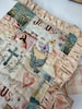 Quilted Bible Cover with Ruffles — Bible covers, journal covers, handmade unique gifts — thumbnail 4