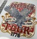 Patriotic Spirit DTF Transfer - Freedom Tour 1776 - Custom Apparel Heat Transfer for USA Lovers on dtf transfer fabric — thumbnail 3