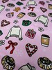 Mini Christmas Cozy Doodles DBP Fabric by the Yard on double brushed poly fabric — thumbnail 4